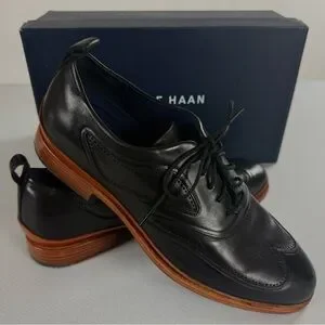 Cole Haan | Shoes | Mens Cole Haan Black Leather Derbys  display picture 1